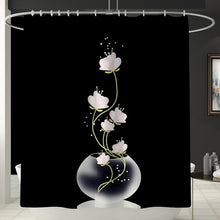 Load image into Gallery viewer, Colorful Tulip Trees Shower Curtain Set....
