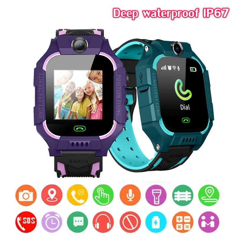 Kids Waterproof Smart Watch For IP67 IOS Android...