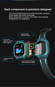 Kids Waterproof Smart Watch For IP67 IOS Android...