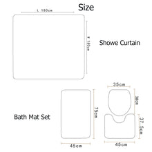 Load image into Gallery viewer, Colorful Tulip Trees Shower Curtain Set....
