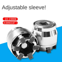 Load image into Gallery viewer, NEW 3/8 inch Drive 10-19 mm Adjustable Hex universal Socket..
