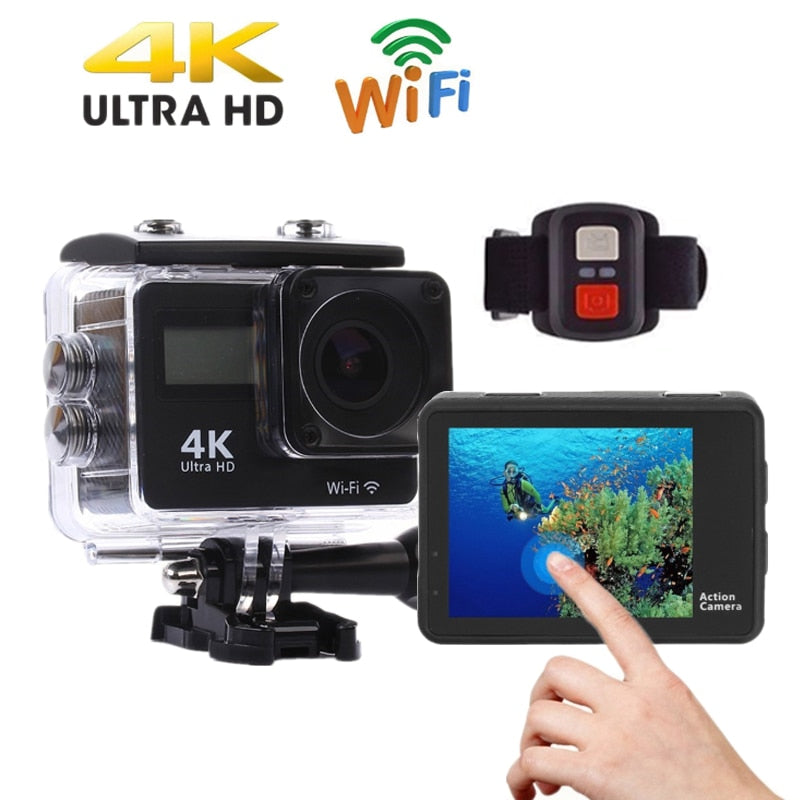 Touch Screen Wi-Fi  Waterproof 4K Ultra HD Camera...