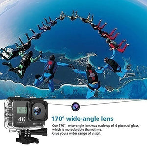 Touch Screen Wi-Fi  Waterproof 4K Ultra HD Camera...