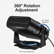 Load image into Gallery viewer, 4 IN 1 12V/24V 500W Portable Car Heater
