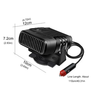 4 IN 1 12V/24V 500W Portable Car Heater