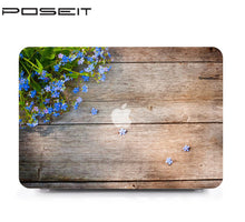 Load image into Gallery viewer, Poseit Wood Grain Apple Mac Book Air Cases...
