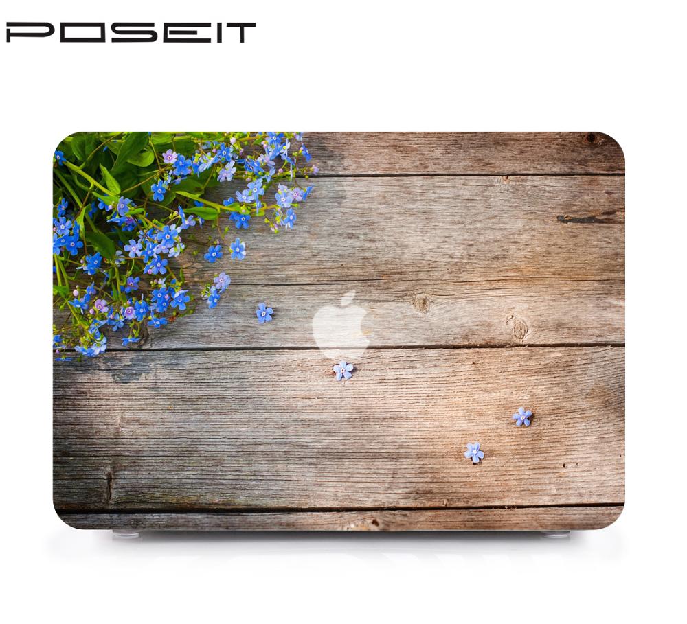 Poseit Wood Grain Apple Mac Book Air Cases...