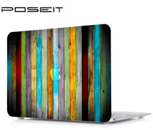 Load image into Gallery viewer, Poseit Wood Grain Apple Mac Book Air Cases...
