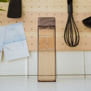 Free BPA Plastic Heat Resistant Square Water Bottle...